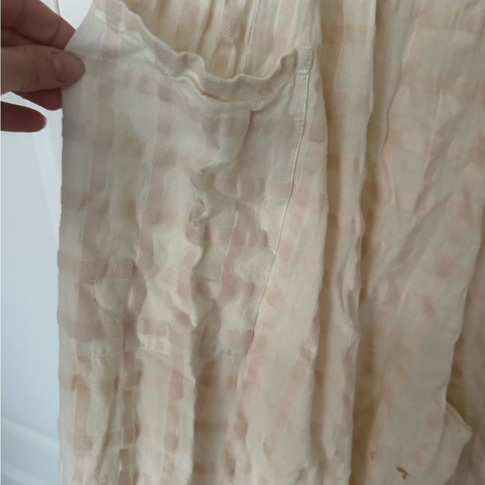 Mara Hoffman Whitney Jumpsuit Organic Cotton Cover Up Pockets Tie Waist $325 - Picture 7 of 9